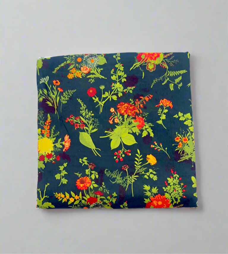 Khaadi 2-Piece Premium Midnight Bloom Fabric Leftover