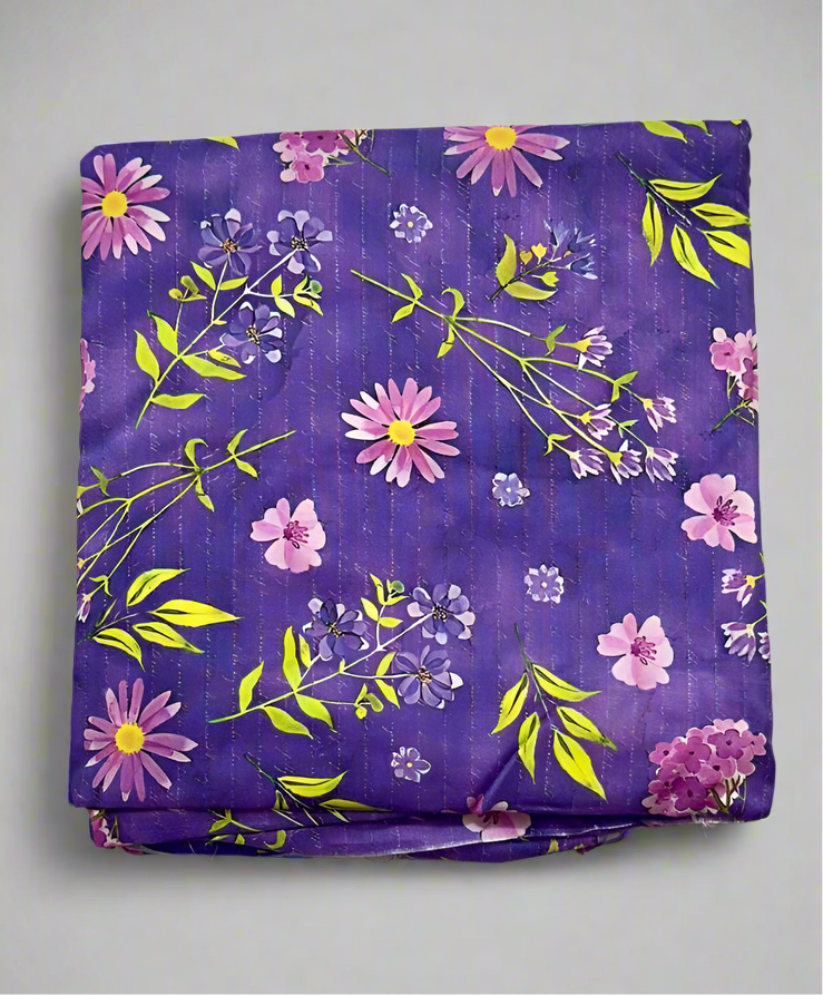 Khaadi 2-Piece Vintage Rose Garden Fabric Leftover