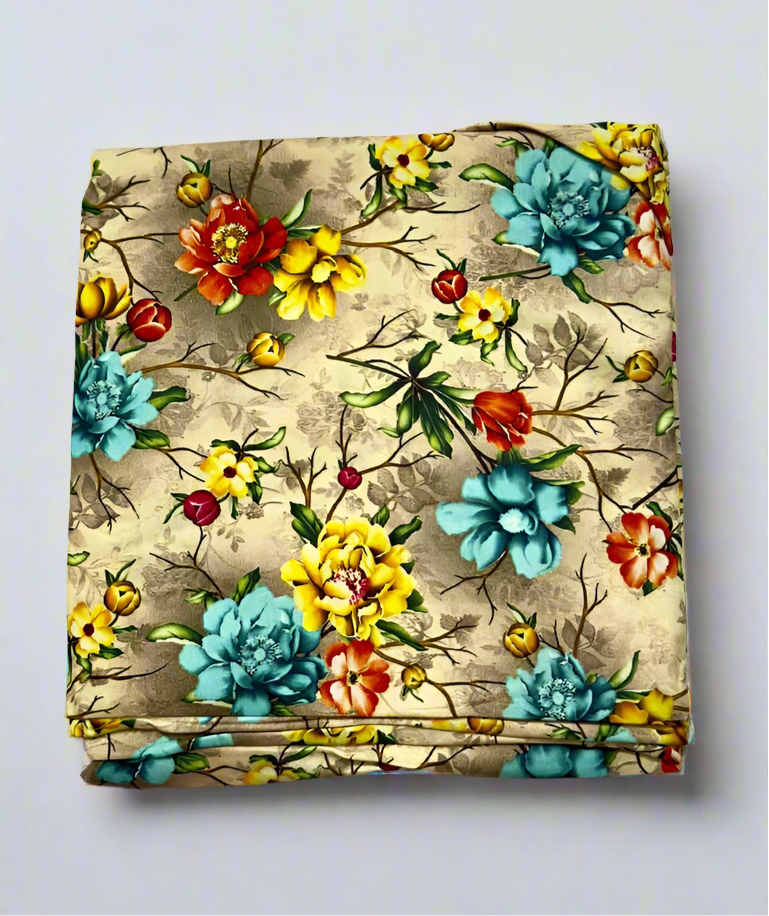 Khaadi 2-Piece Vintage Garden Bouquet Fabric Leftover