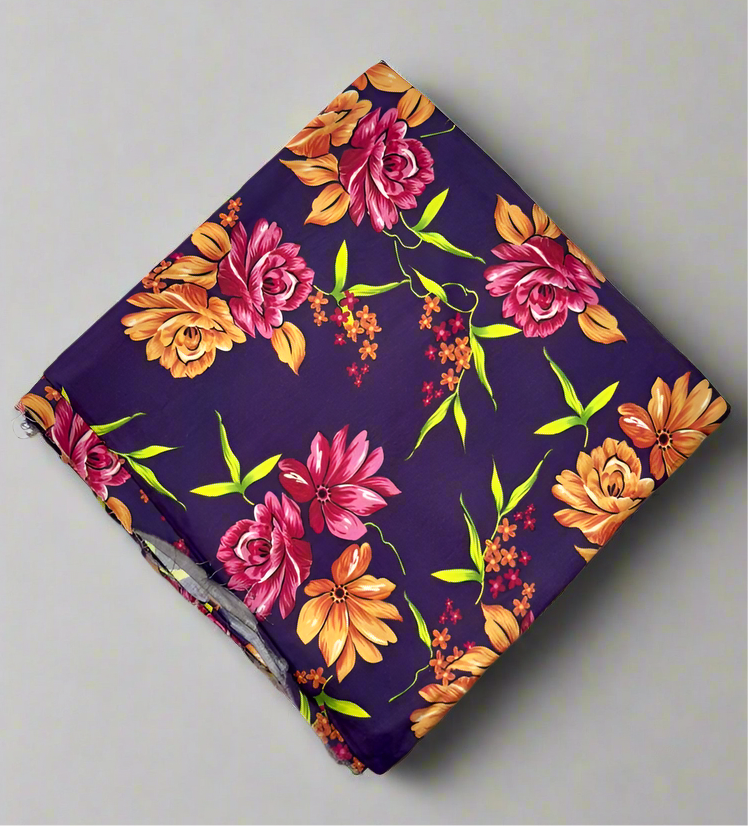 Khaadi 2-Piece Premium Floral Print Fabric Leftover