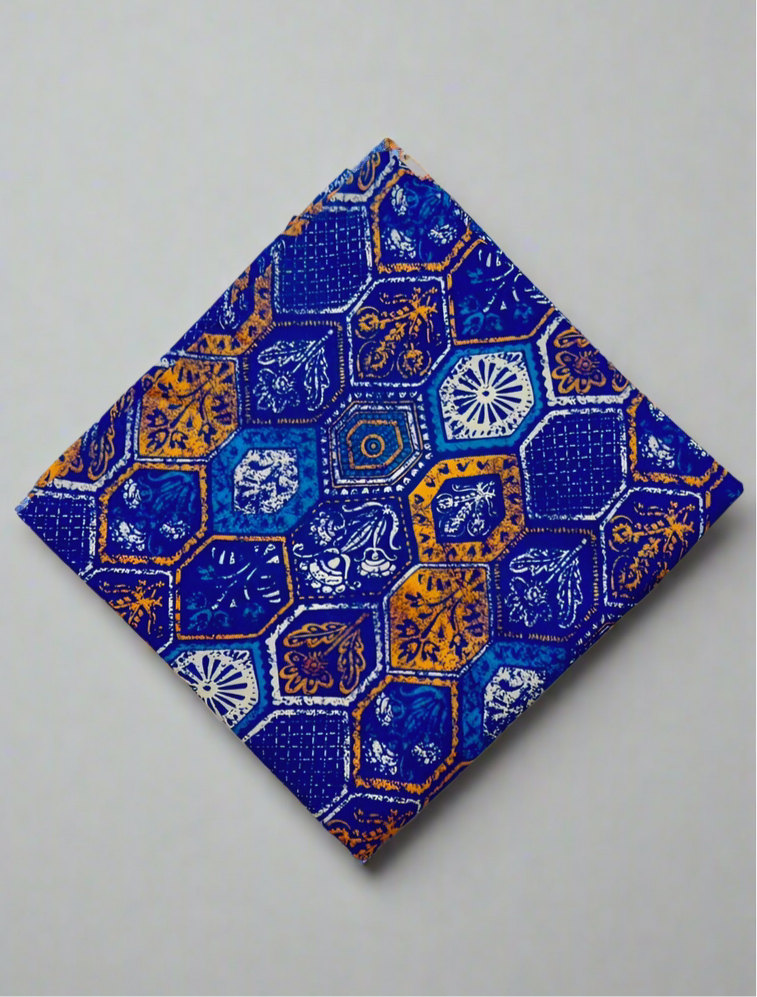 Khaadi 2-Piece Royal Mosaic Tile Print Fabric Leftover